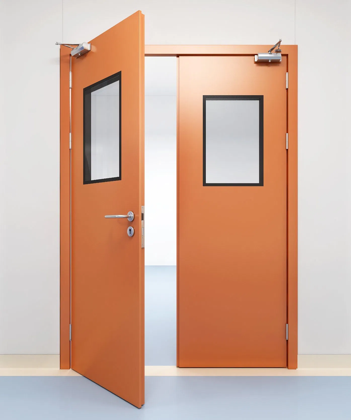 Cleanroom Door/Automatic Steel Purification Door/Airtight Door/Single Open Steeldoor
