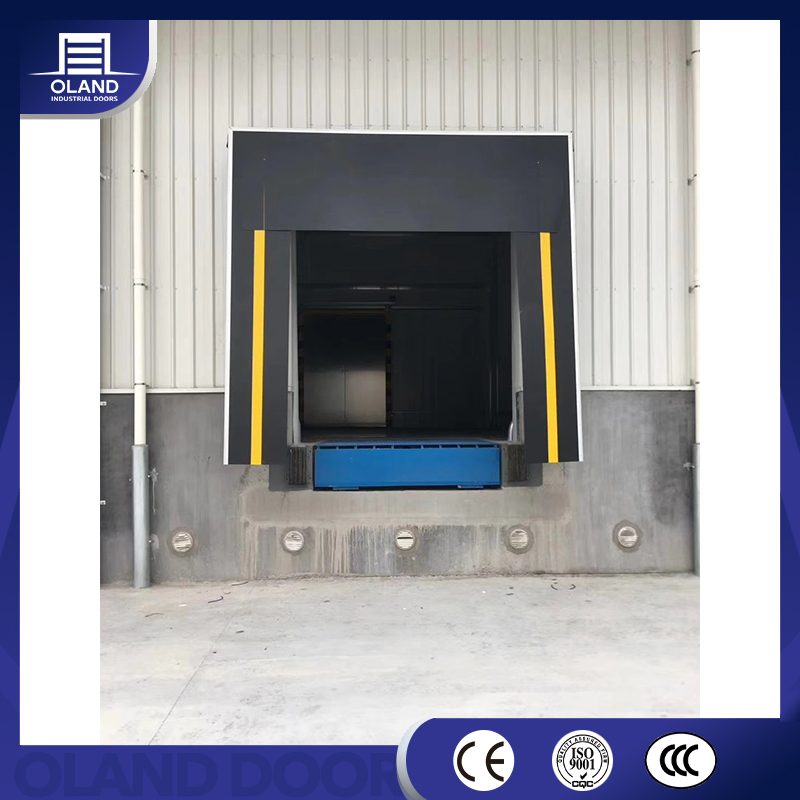 Industrial Polyester Fabric Mechanical Retractable Collapsible Sponge Inflatable Loading Bay Dock Seal Dock Shelter for Warehouse or Cold Storage