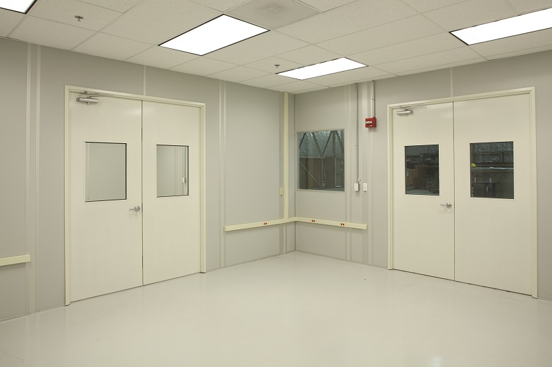 304 Kick Plate Metal Steel Cleanroom Door for ISO Cleanroom Hospital Lab and Pharmaceutical Clean Room