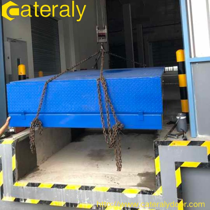 Factory Wholesale Warehouse Loading Bay Industrial Heavy-Duty 12t 15t 16t Material Handling Equipment with Airbag Telescopic Cylinder Dock Leveler