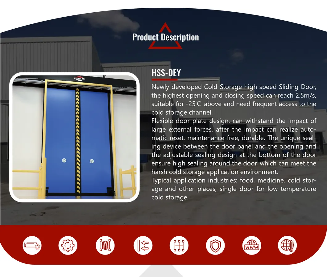 Anti-Collision PVC Door