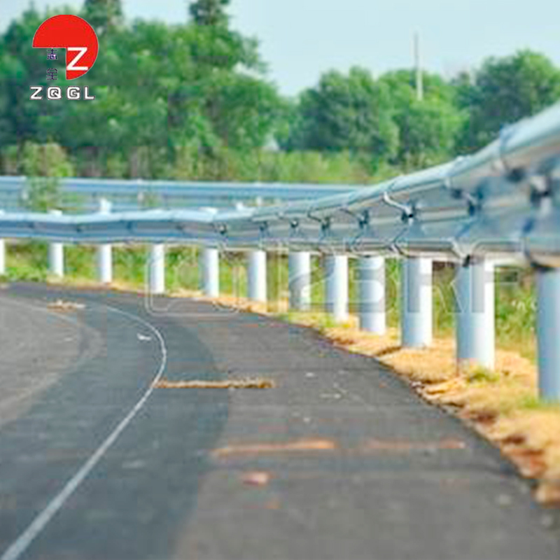 China W Beam Anti-Collision Metal Guardrails Traffic Safety Road Highway Guardrail Fence Product Category Traffic Barriers