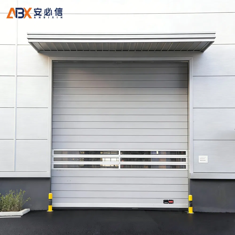 Metallic High Speed Spiral Roller Shutter Fast Aluminum Insulated Garage Door Security Warehouse Steel Rolling Gates