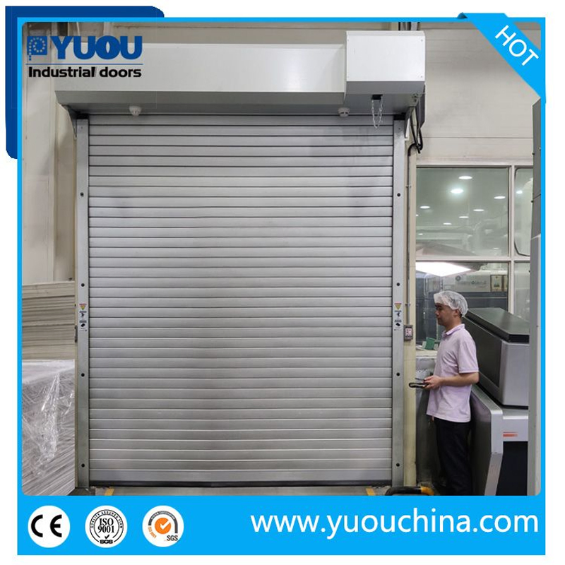Industrial Exterior Explosion Proof Blast Safety Galvanized Steel Rolling Shutter Roller Door