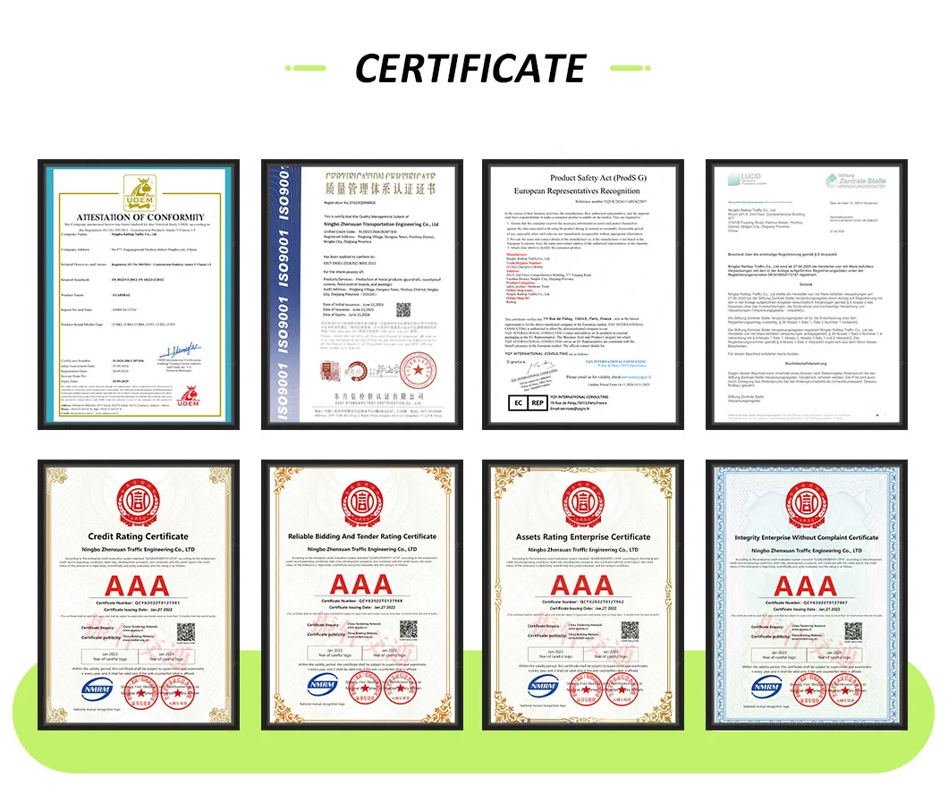 Certifications