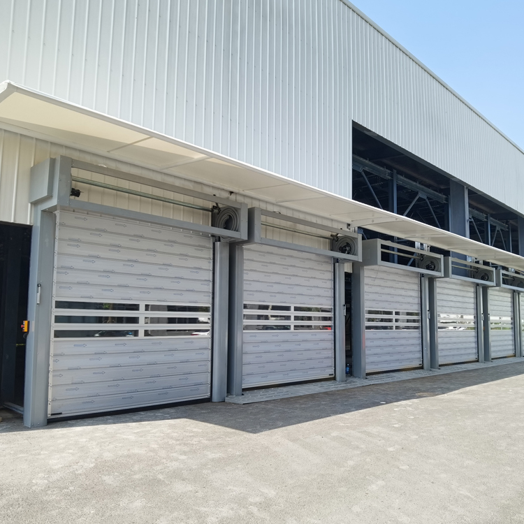 High Speed Automatic Insulation Aluminum Spiral Garage Door