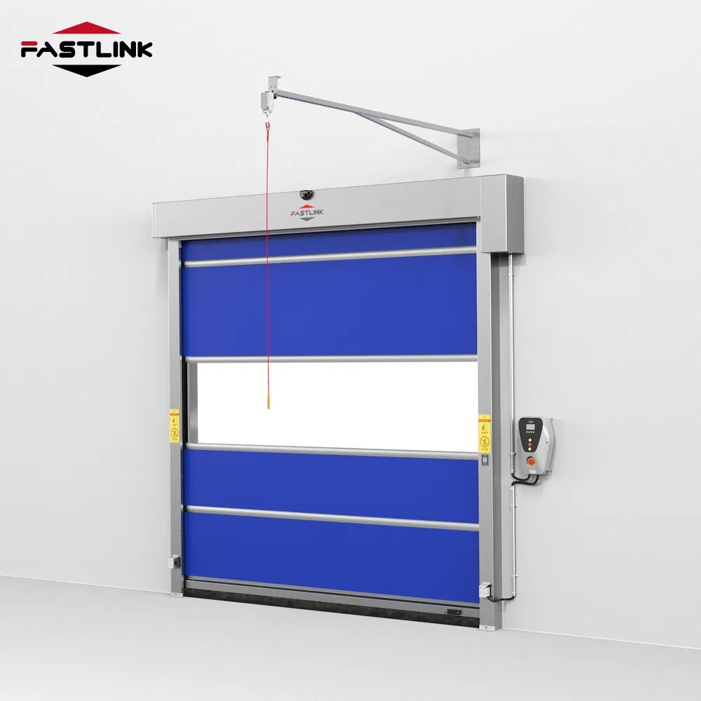 Fastlink New Design Industrial PU High Speed Electric Explosion Proof Interior High Speed Rolling Shutter Doors