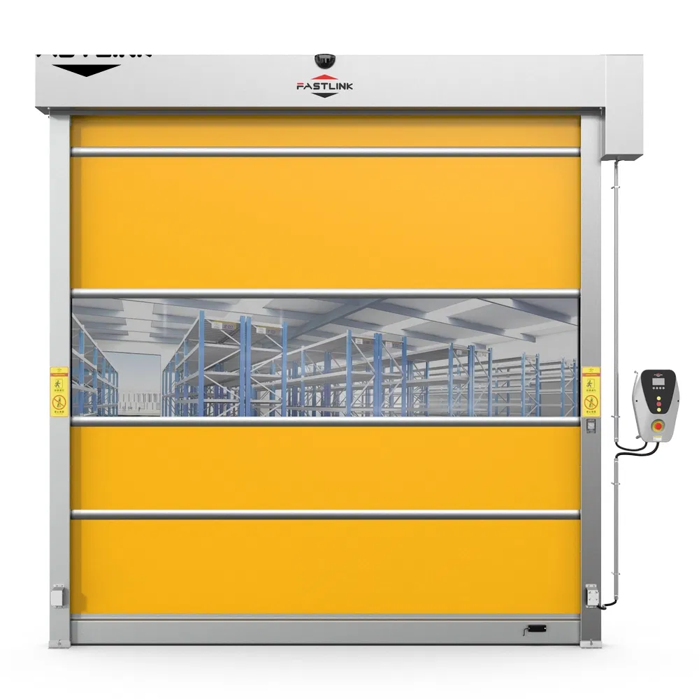 Fastlink New Product Industrial PU Electric High Speed Automatic Rolling Shutter PVC Insulated Explosion Proof Fast Roller High Speed Doors