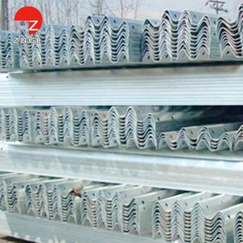 China W Beam Anti-Collision Metal Guardrails Traffic Safety Road Highway Guardrail Fence Product Category Traffic Barriers