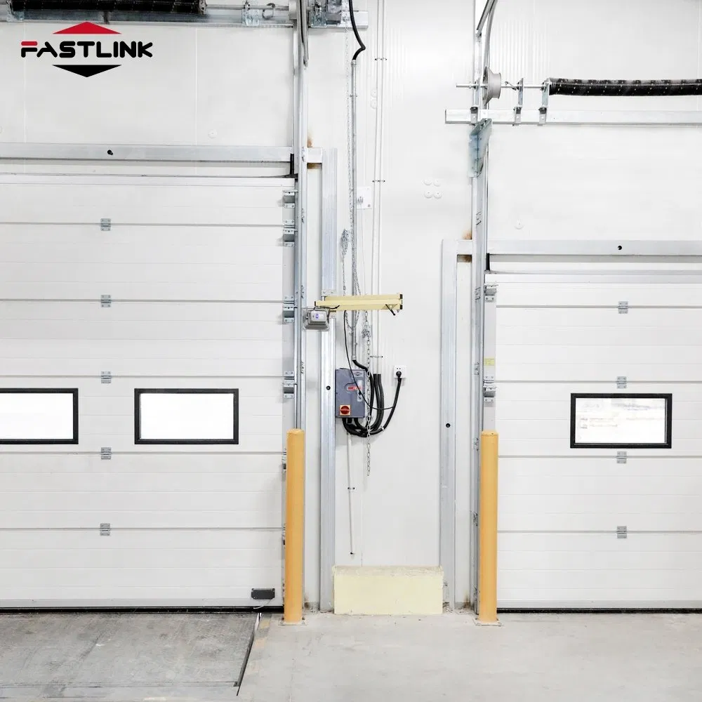 Fastlink Premium Industrial PU Dust-Proof Automatic Energy Efficient Air Tight Insulated Electric Sectional Doors