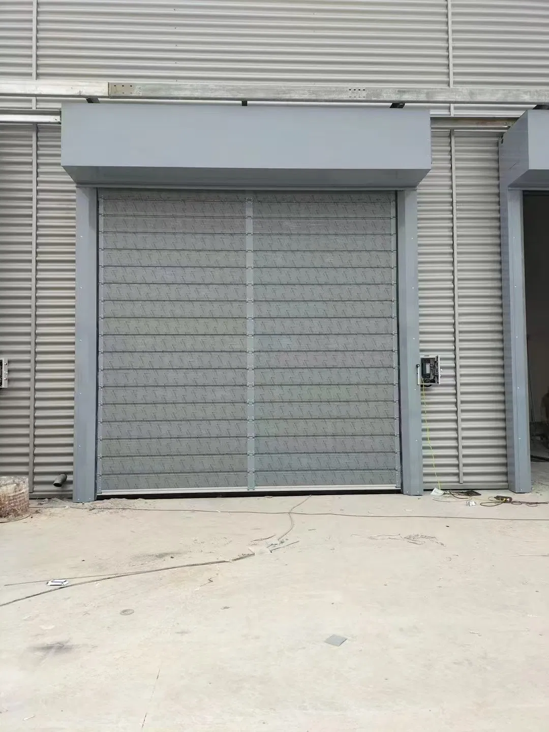 Hard Metal High Speed Automatic Lifting Anti Theft Turbo Spiral Fast Rolling Shutter Door