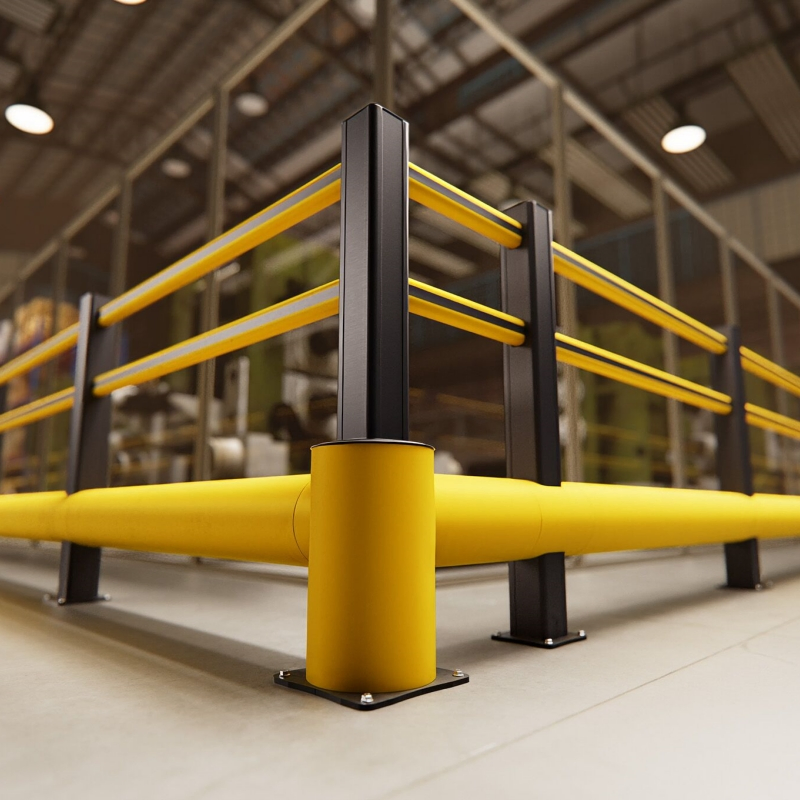 Hsj High Quality Flexible Anti-Collision Guardrail Safety Guardrail Wholeworld Safety Barrier Traffic Guardrail for Pedestrian Protection