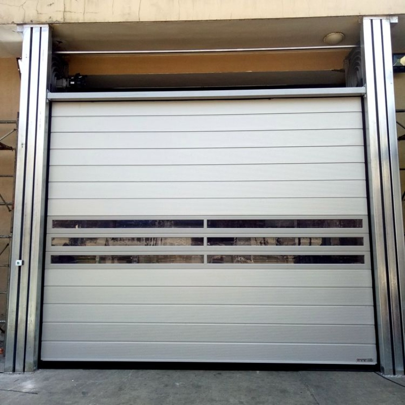 Silent-Running High-Speed Spiral Door for Medical and Healthcare Premises