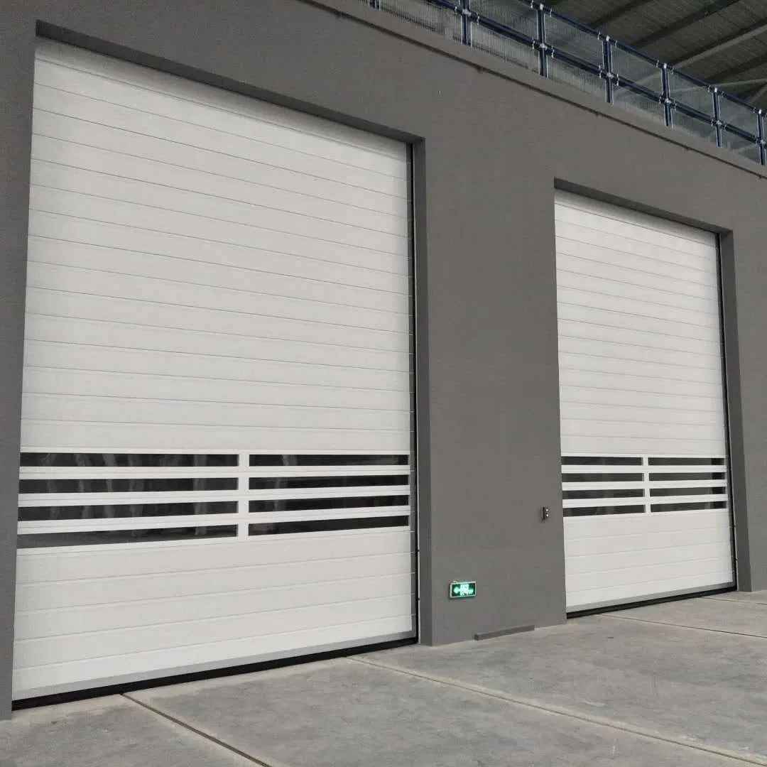 Automatic Aluminum Alloy High Speed Performance Rolling Rapid Roll up Fast Acting Roller Shutter Spiral Security Warehouse Door Garage Door