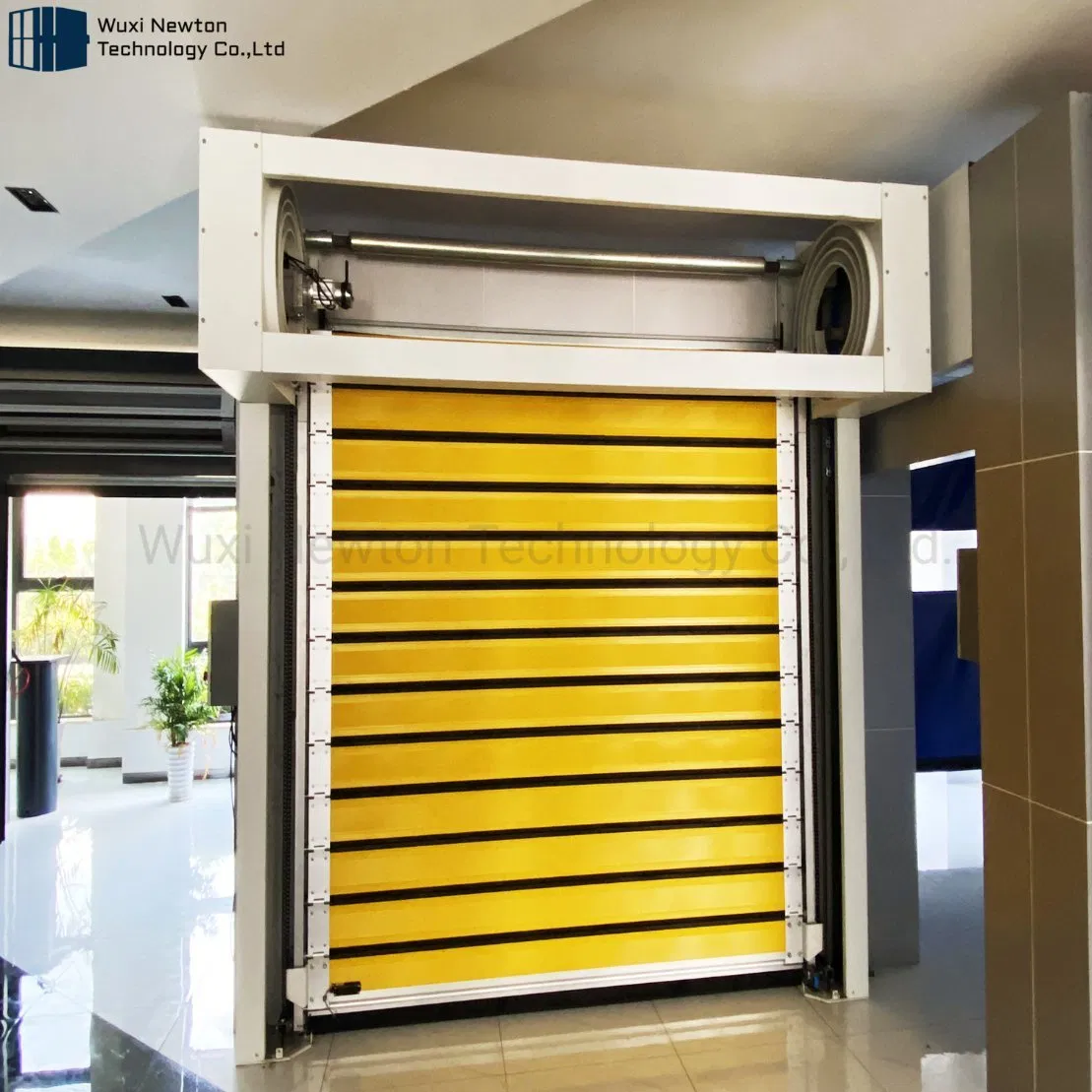 Hard Material Explosion Proof Workshop Infrared Sensor High Speed Spiral Door