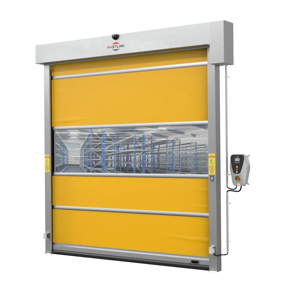 Fastlink Hot Sale Industrial PU High Speed Automatic Explosion Proof Rapid Action Rolling Shutter Interior High Speed Rolling Shutter Doors