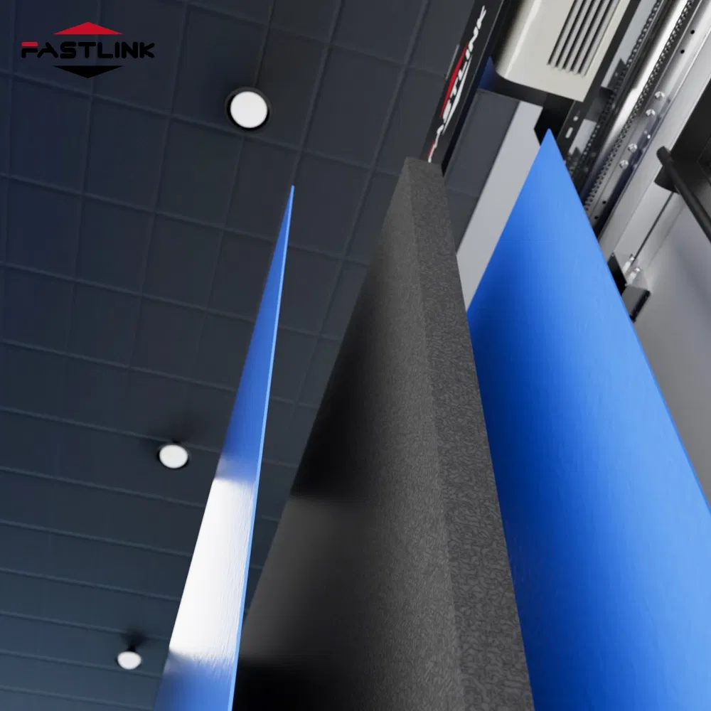 Fastlink New Product Industrial Customized PU Anti-Collision Intelligent Cold Storage High Speed Sliding Doors