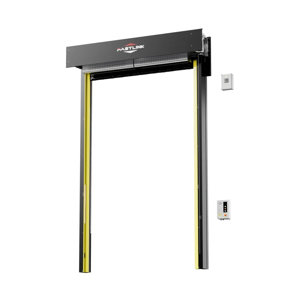 Fastlink Wholesale Warehouse Cold Chain Logistics Factory Clean Room Rapid Electric Cold Storage High Speed Industrial Doors