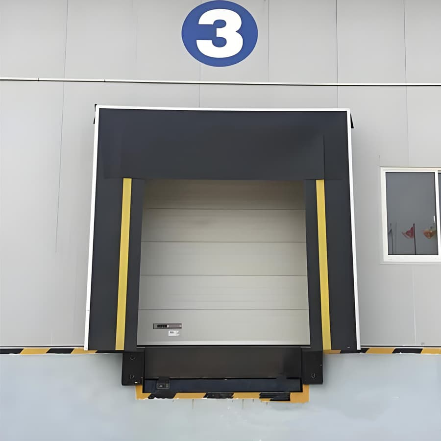 Mechanical Retractable Dock Shelter for Warehouse Loaidng Docks