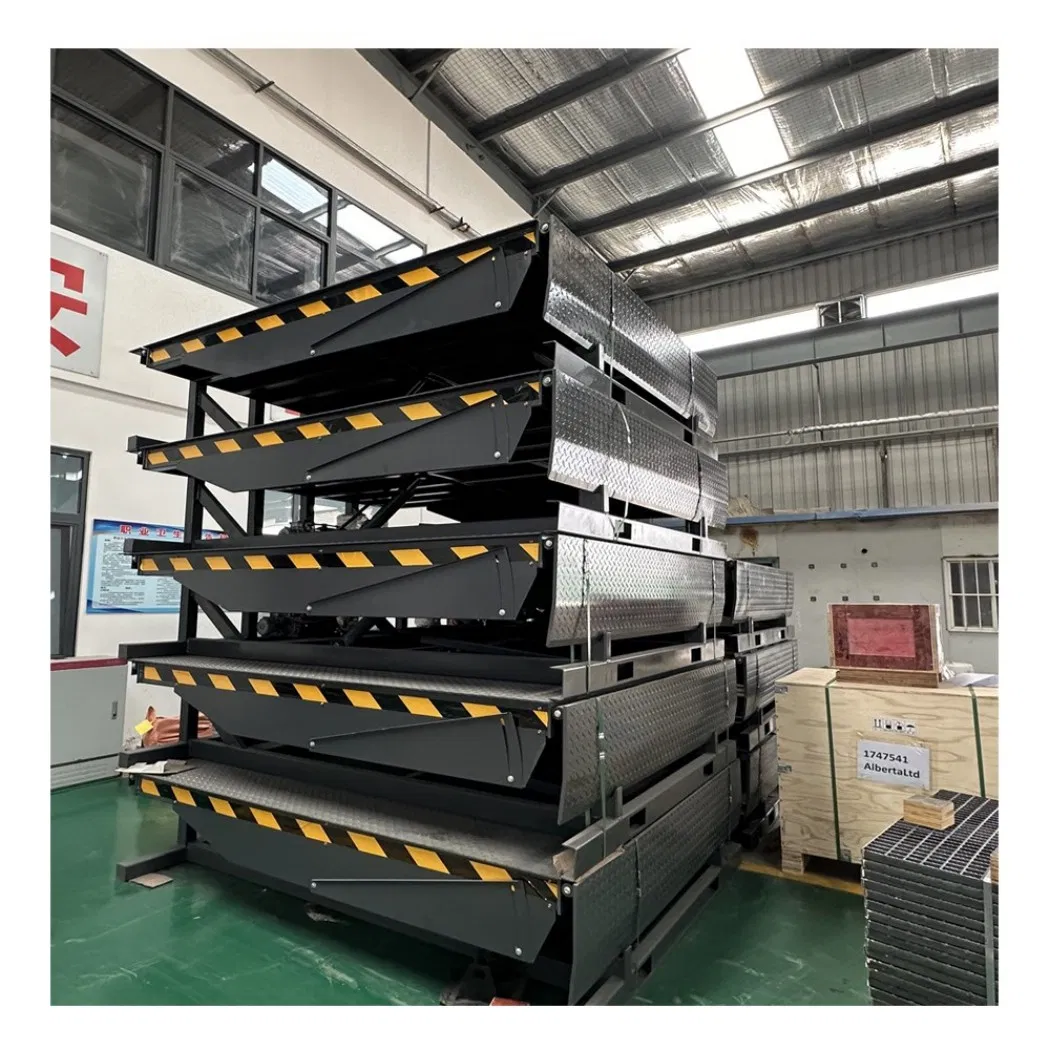 Warehouse Fixed Stationary Hydraulic Platform Lift Table Dock Leveler for Forklift Container Loading