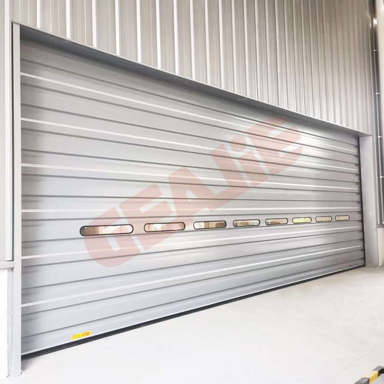 Warehouse Customized Aluminum Alloy Explosion-Proof Fast Sectional Industrial Door