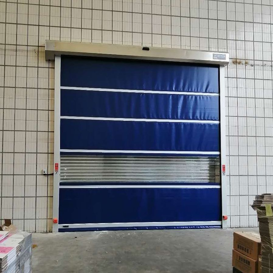 New Design Industrial PVC High Speed Electric Explosion Proof Interior High Speed Rolling Shutter Doors
