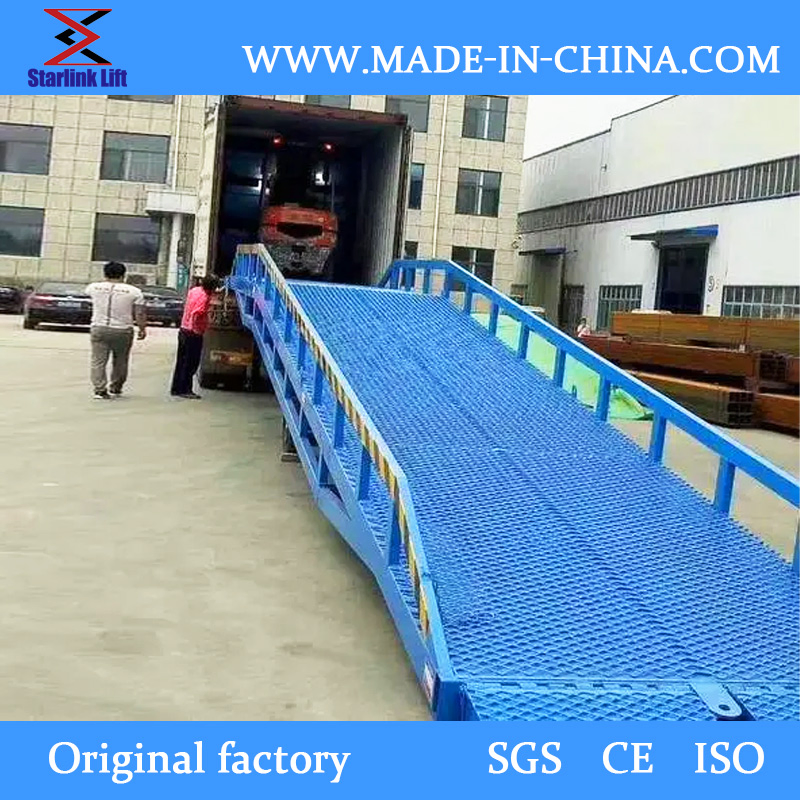 6-Ton, 8-Ton, 10-Ton, 15-Ton Mobile Container Loading &amp; Unloading Equipment Mobile Dock Leveler for Unloading