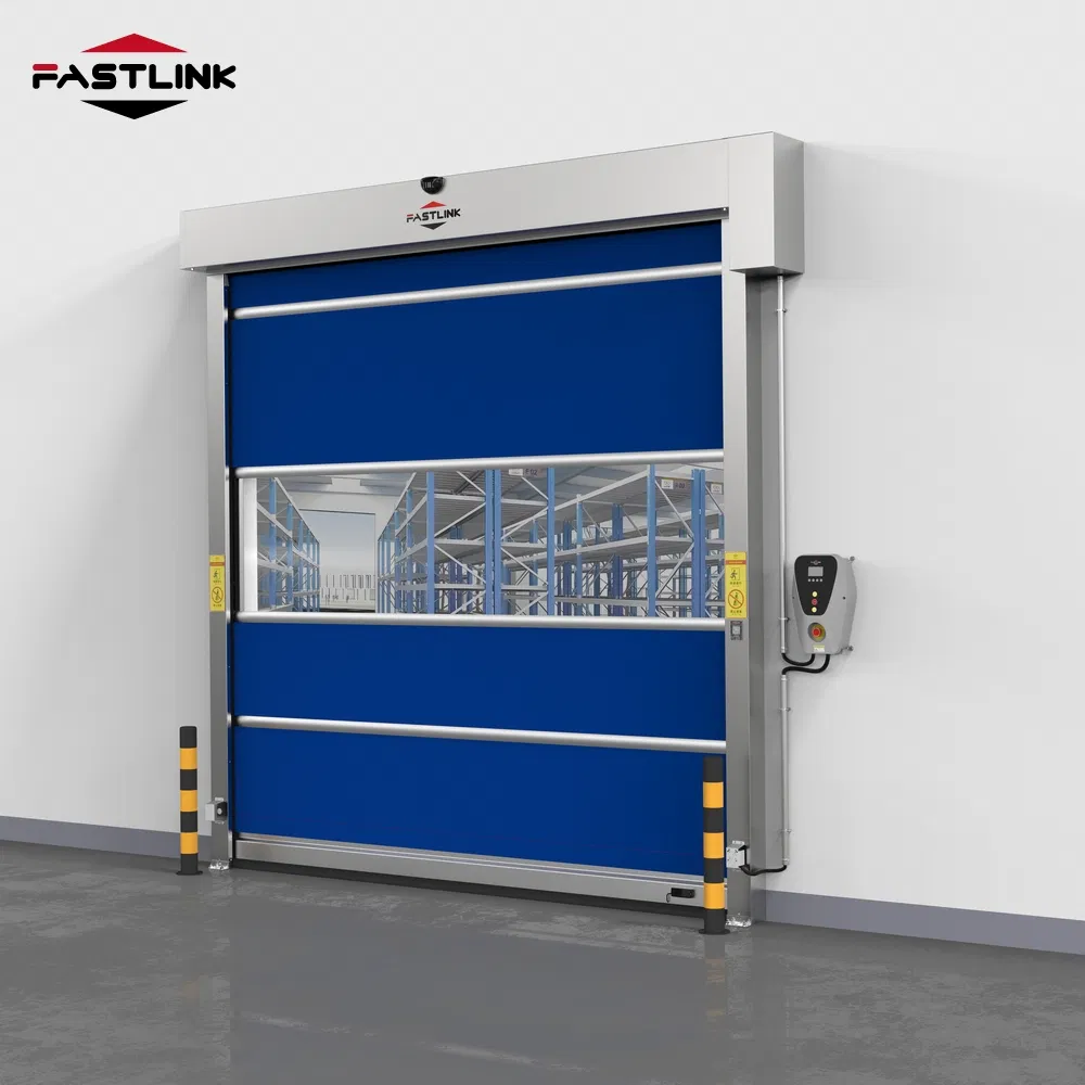 Fastlink New Design Industrial PU High Speed Electric Explosion Proof Interior High Speed Rolling Shutter Doors