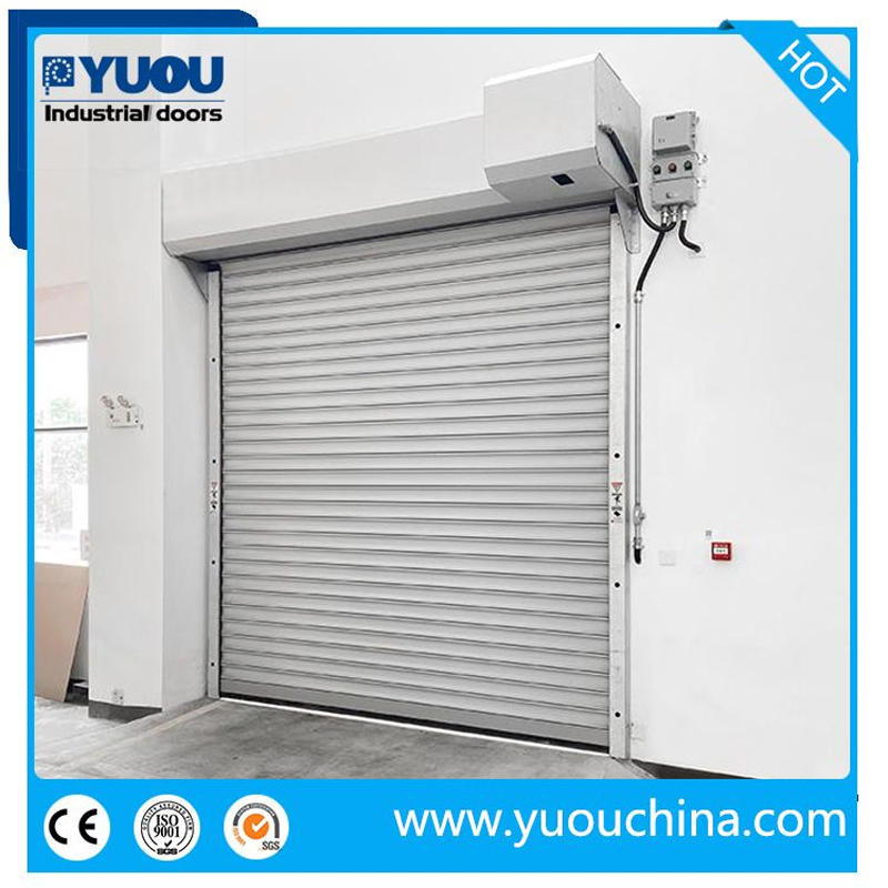 Industrial Exterior Explosion Proof Blast Safety Galvanized Steel Rolling Shutter Roller Door