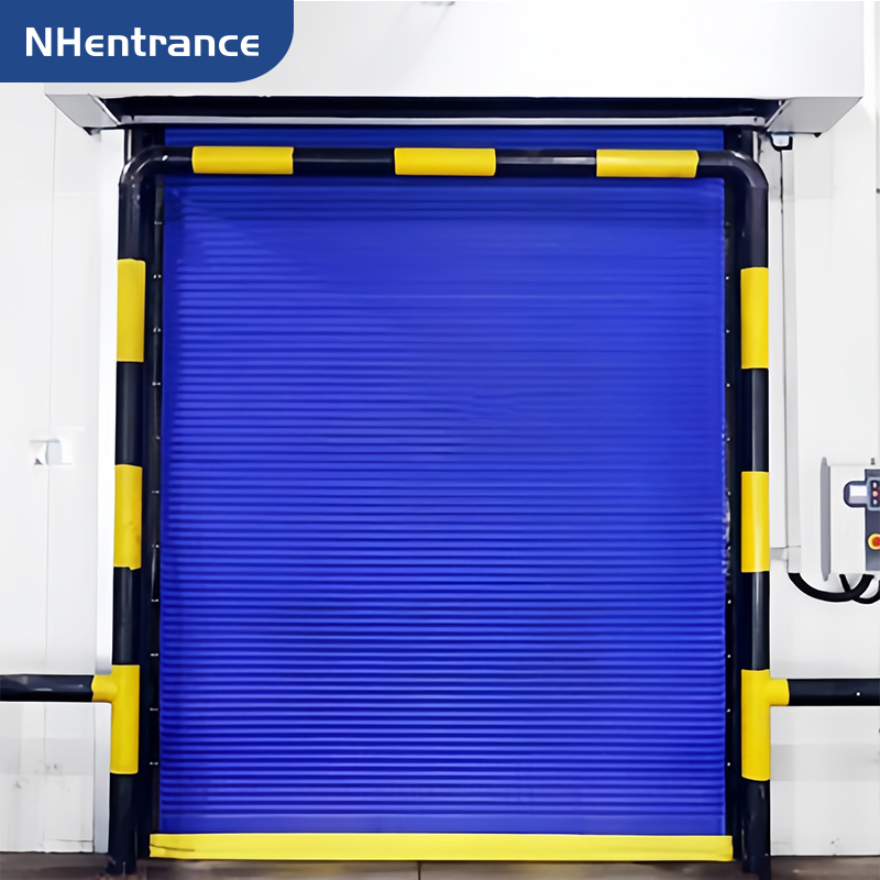 Thermal Insulated PVC Fabric High Speed Door for Industrial Cold Storage and Freezer Applications