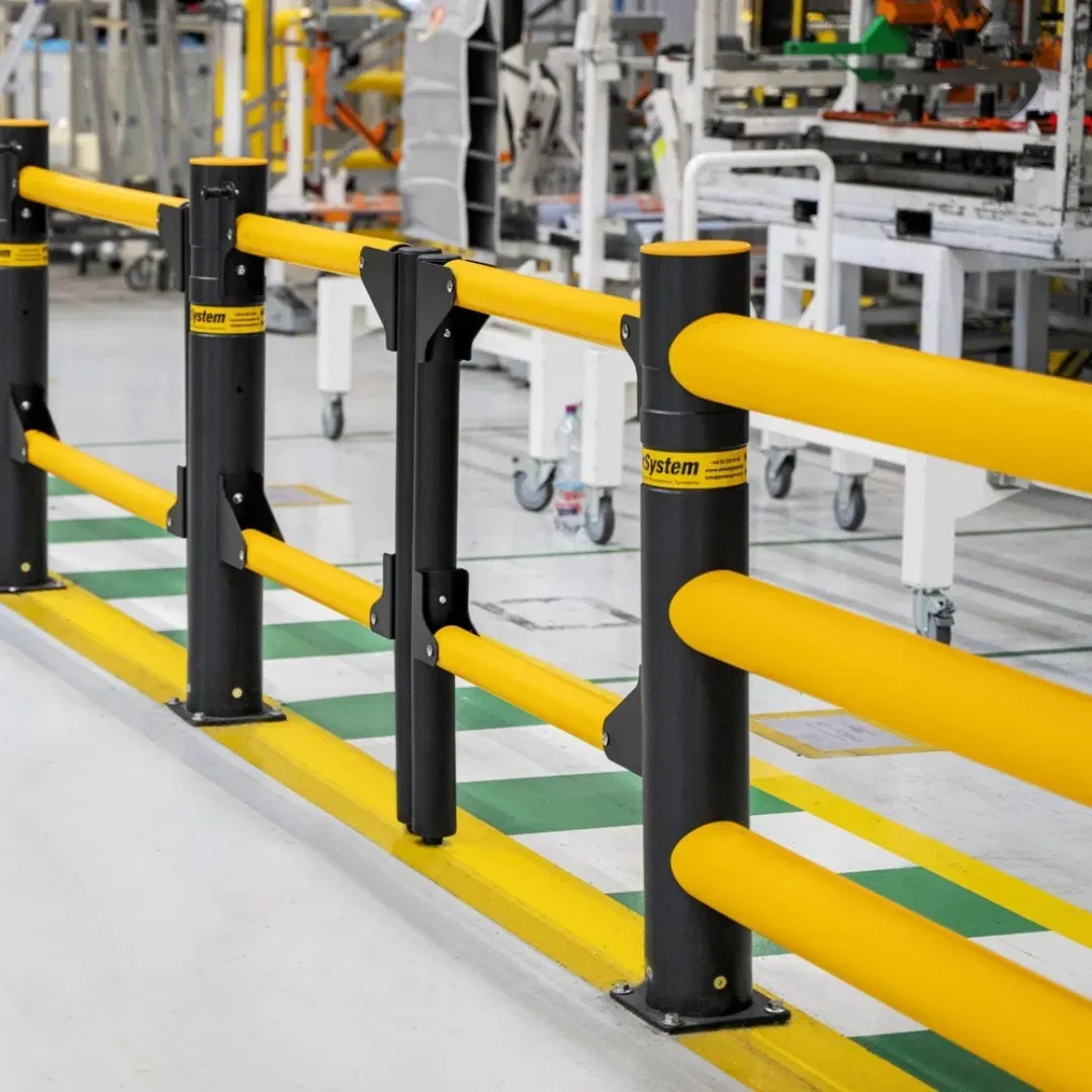 Hsj Warehouse Gate Flexible Barrier Safety Barrier Flexible Anti-Collision Guardrail Dock Gate with Guardrails Safety Barrier Traffic Guardrail