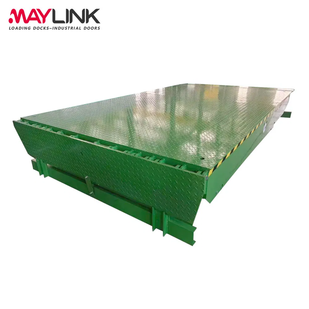 Maylink Non-Slip Steel Dock Plate Leveler for Heavy Duty Truck Loading