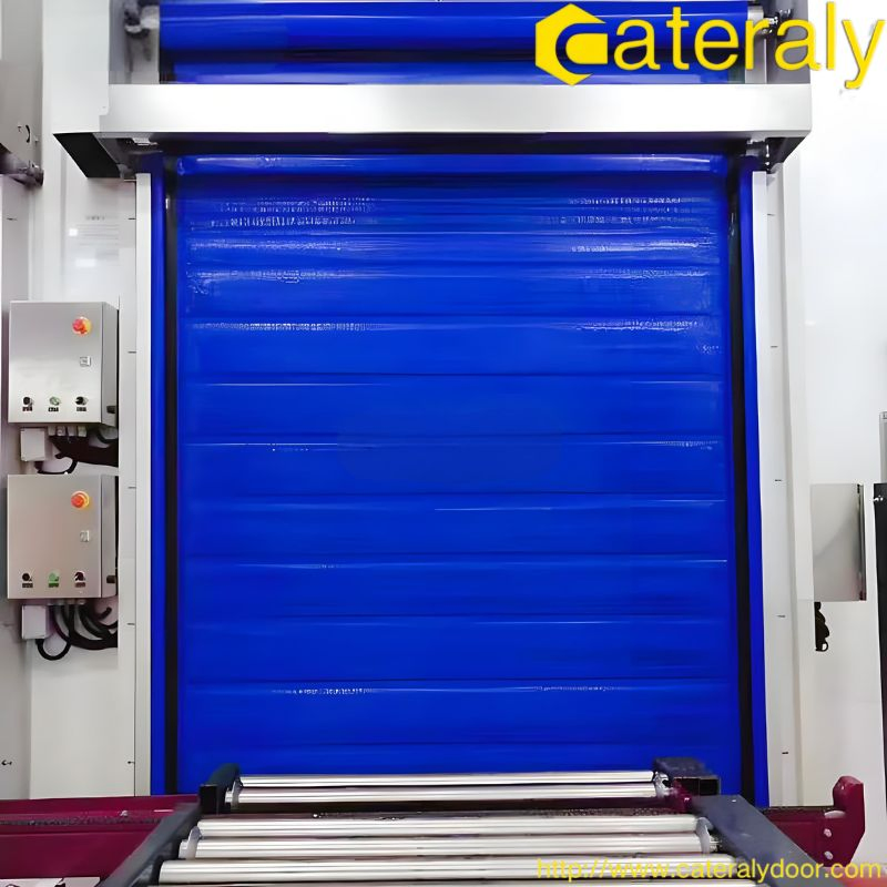 High Speed PVC Rapid Rolling Shutter Insulation Door for Cold Room Cold Storage Door PVC Roll up High Speed Door