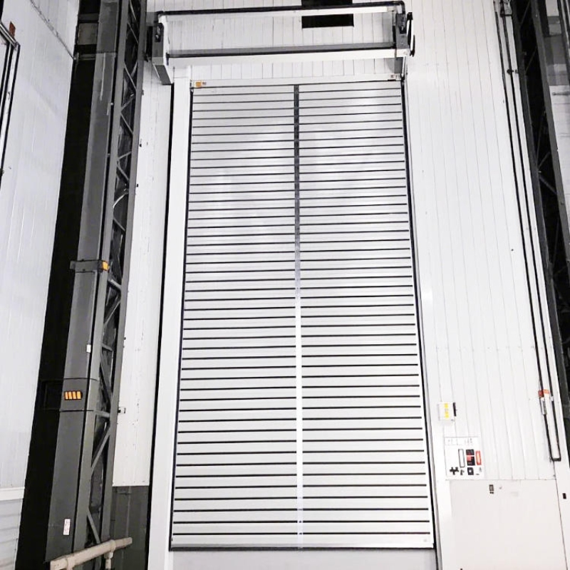 Silent-Running High-Speed Spiral Door for Medical and Healthcare Premises