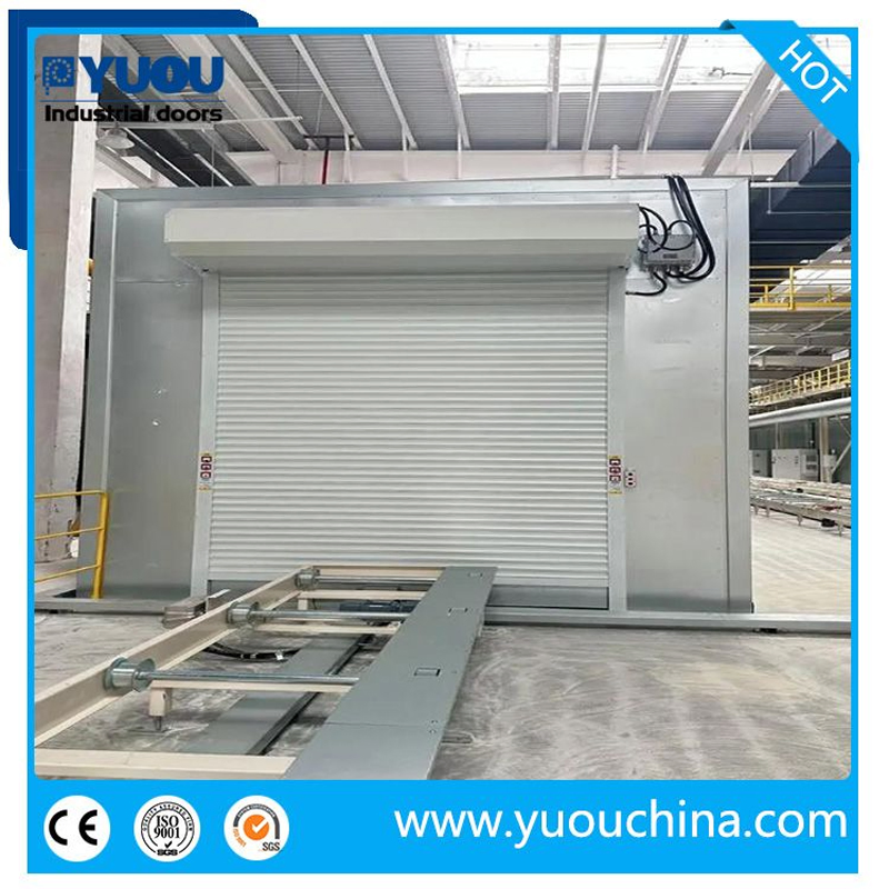 Industrial Exterior Explosion Proof Blast Safety Galvanized Steel Rolling Shutter Roller Door
