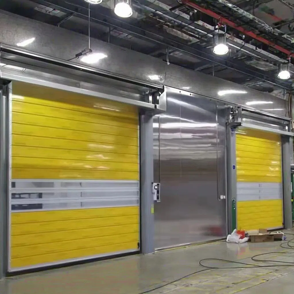 Hard Panel Customized Spiral Hard Aluminum Fast Door High Speed Rolling Door