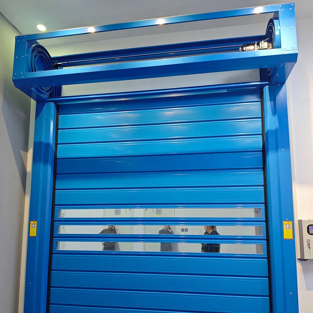 Factory Produce Wholesale Electrical Long Lasting Rapid Acting High Speed Rolling Fast Roller Shutter Spiral Dock High Speed Spiral Aluminum Shutter Door