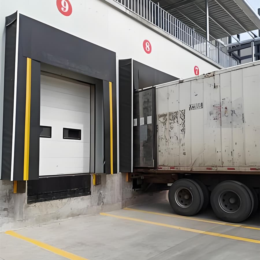 Mechanical Retractable Dock Shelter for Warehouse Loaidng Docks