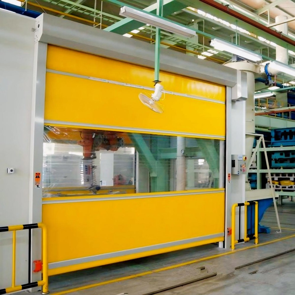 Hot Sale Industrial PVC High Speed Automatic Explosion Proof Rapid Action Rolling Shutter Interior High Speed Rolling Shutter Doors