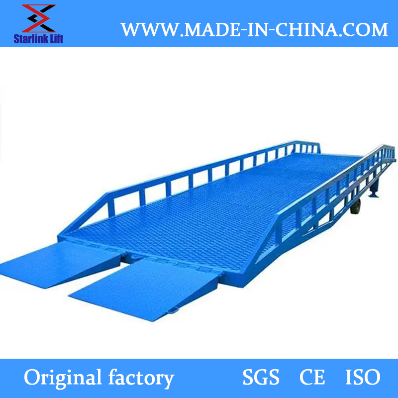 6-Ton, 8-Ton, 10-Ton, 15-Ton Mobile Container Loading &amp; Unloading Equipment Mobile Dock Leveler for Unloading