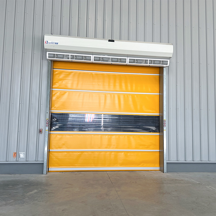 Fast Roll up Door Explosion Proof Sound Insulation PVC Curtain Soft High Speed Doors for Workshop