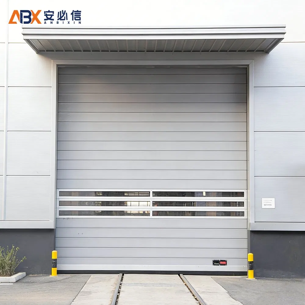 Metallic High Speed Spiral Roller Shutter Fast Aluminum Insulated Garage Door Security Warehouse Steel Rolling Gates