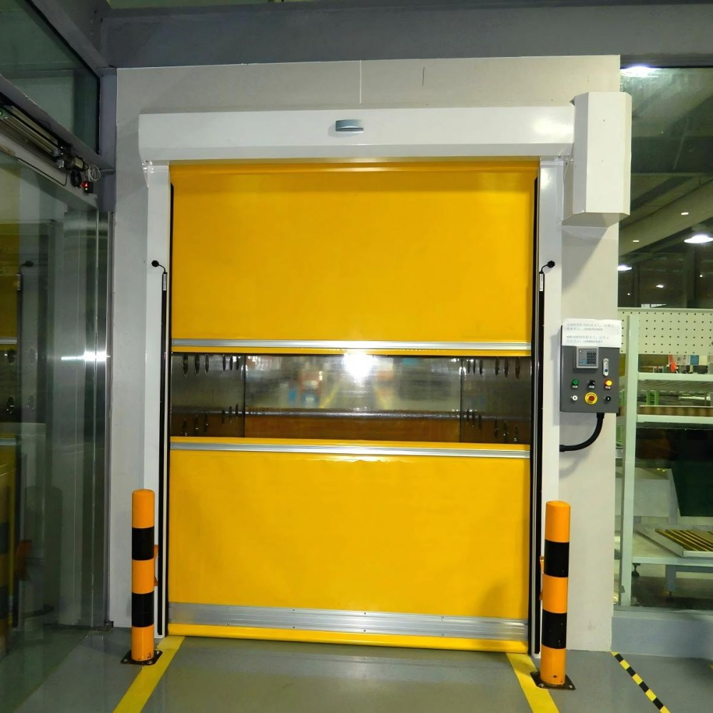 Hot Sale Industrial PVC High Speed Automatic Explosion Proof Rapid Action Rolling Shutter Interior High Speed Rolling Shutter Doors