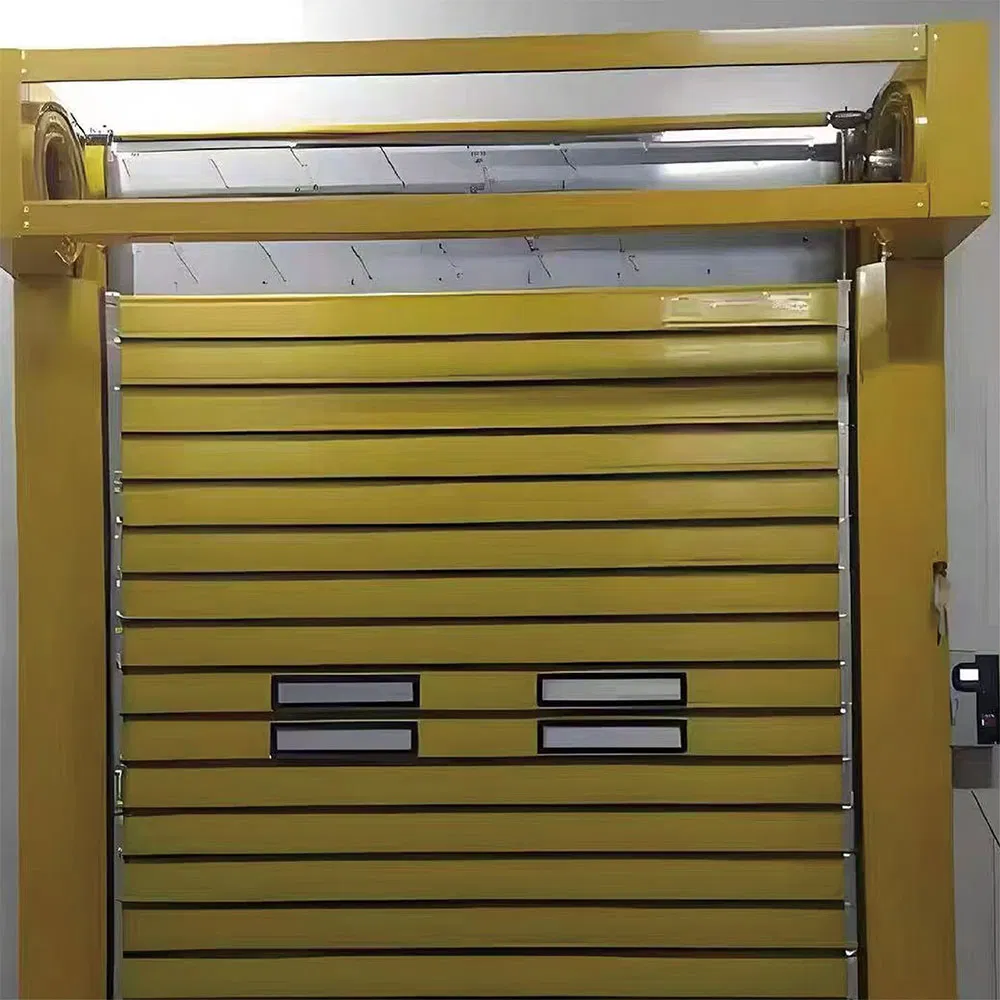 High-Speed Aluminum Alloy Garage Spiral Door with Windproof Seal