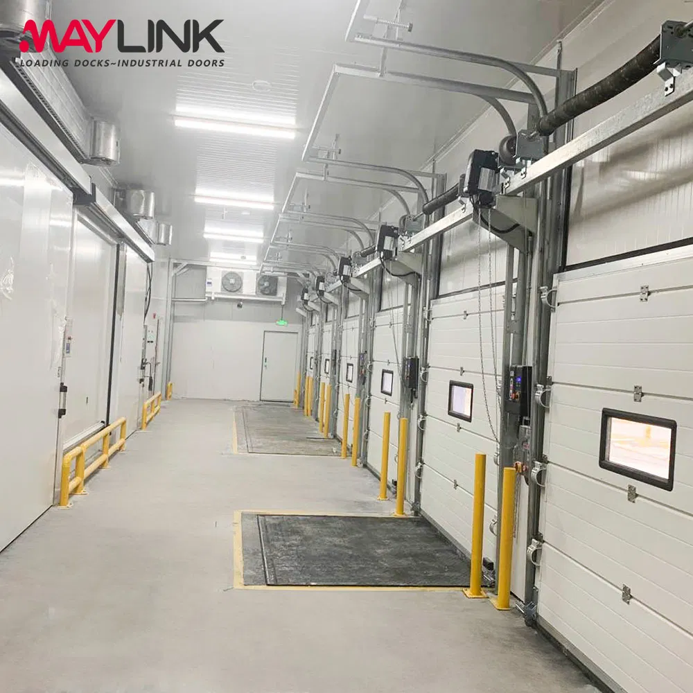 Maylink Chemical Plant Explosion Proof Safe Stable Industrial Sectional Door