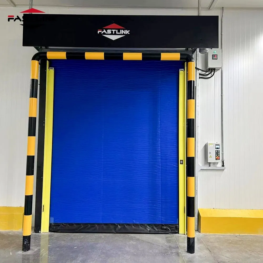 Fastlink Wholesale Warehouse Cold Chain Logistics Factory Clean Room Rapid Electric Cold Storage High Speed Industrial Doors