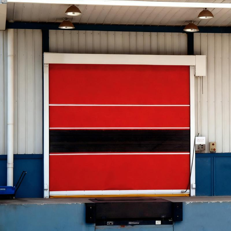 PVC Workshop Automatic Electric High-Speed Rolling Shutter Door Industrial Fast Rolling Shutter Door Cold Storage Rolling Shutter Garage Door