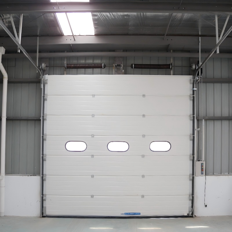 Exterior Overhead Thermal Insulated Panel Lift Automatic Industrial Electrical Garage Sectional Auto Door