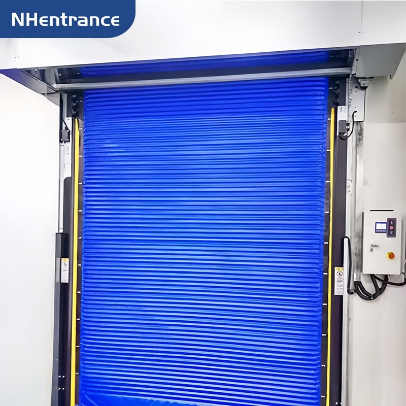 Thermal Insulated PVC Fabric High Speed Door for Industrial Cold Storage and Freezer Applications