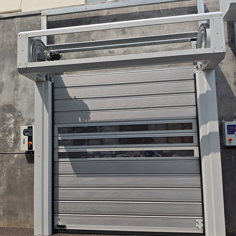 Factory Produce Wholesale Electrical Long Lasting Rapid Acting High Speed Rolling Fast Roller Shutter Spiral Dock High Speed Spiral Aluminum Shutter Door